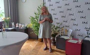 Svinīgā pieņemšana pie direktores.