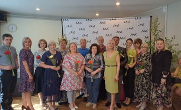 Svinīgā pieņemšana pie direktores.