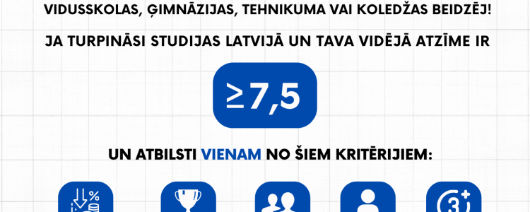 Aicinām pieteikties 2024./2025. mācību gada Vītolu fonda administrētajām stipendijām