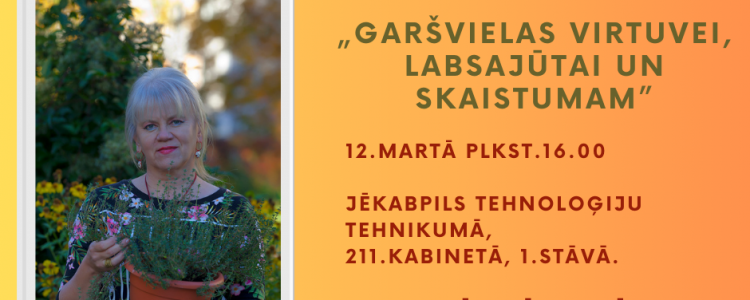 Meistarklase „Garšvielas virtuvei, labsajūtai un skaistumam”