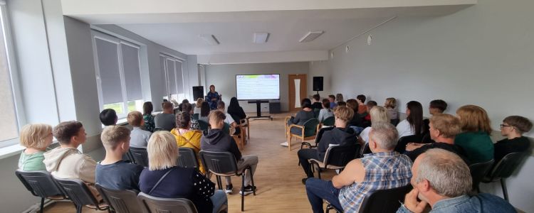 Pirmo kursu vecāku sapulce kopā ar audzēkņiem 