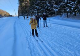 Ziemas aktivitātes -  distanču slēpošana